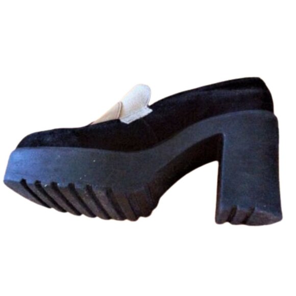 🌼host pick🌼 Vintage 90s Y2K Morgan chunky heels suede shoes - Picture 7 of 12